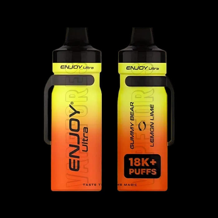 Enjoy Ultra 18k Disposable Vape Gummy Bear-Lemon Lime