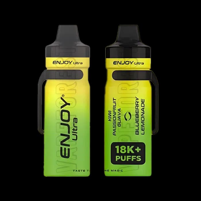 Enjoy Ultra 18k Plus Disposable Vape Kiwi Passionfruit Guava-Blueberry Lemonade