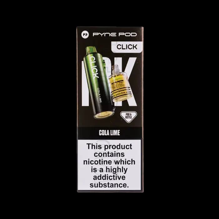Pyne Pod Click 10000 Replacement Pod and Bottle Cola Lime
