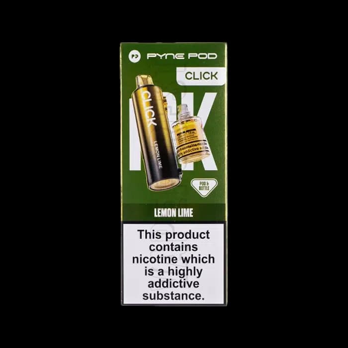 Pyne Pod Click 10000 Replacement Pod and Bottle Lemon Lime