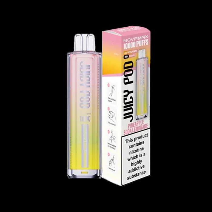 Juicy Pod NovaMax 10K Rechargeable Vape Kit-Pineapple Soda Lemonade