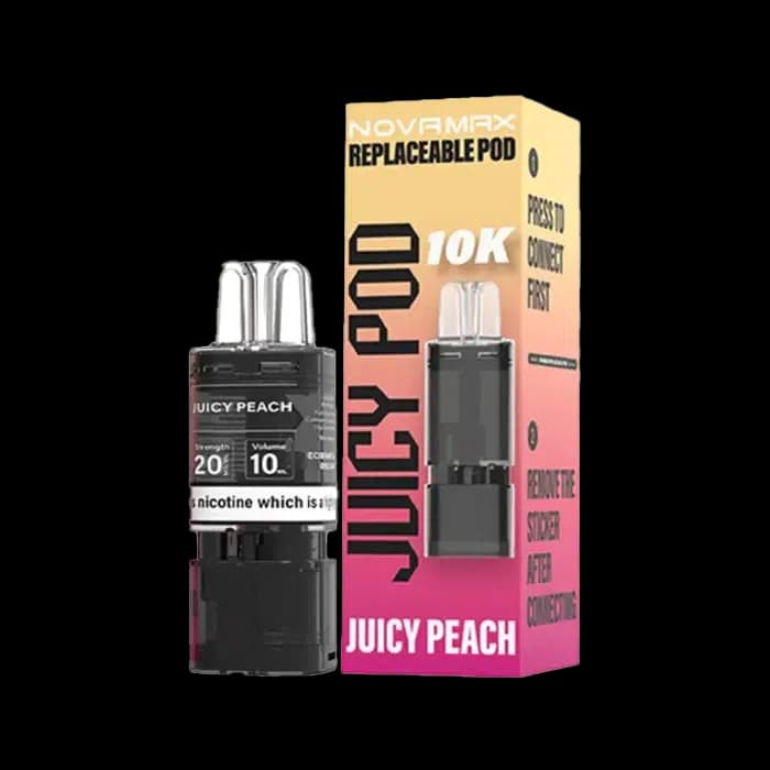 Juicy Pod Novamax 10k Prefilled Pod Juicy Peach