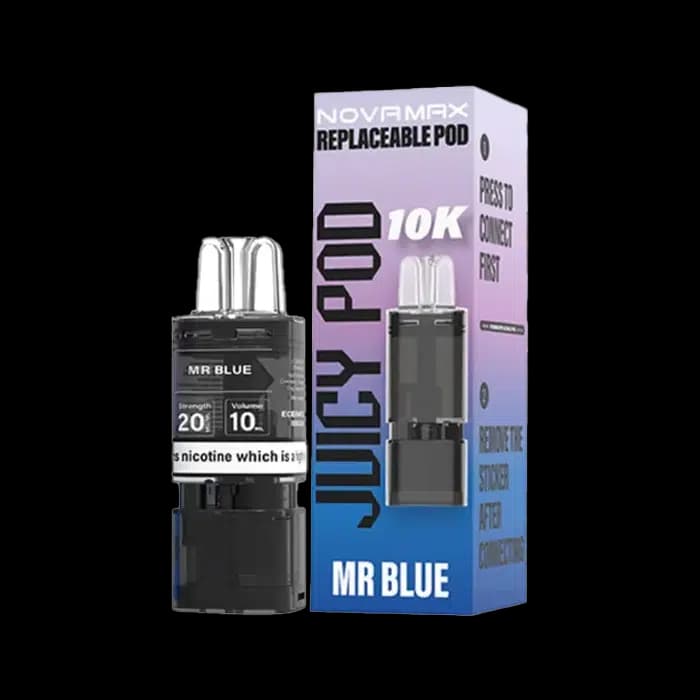 Juicy Pod Novamax 10k Prefilled Pod Mr Blue