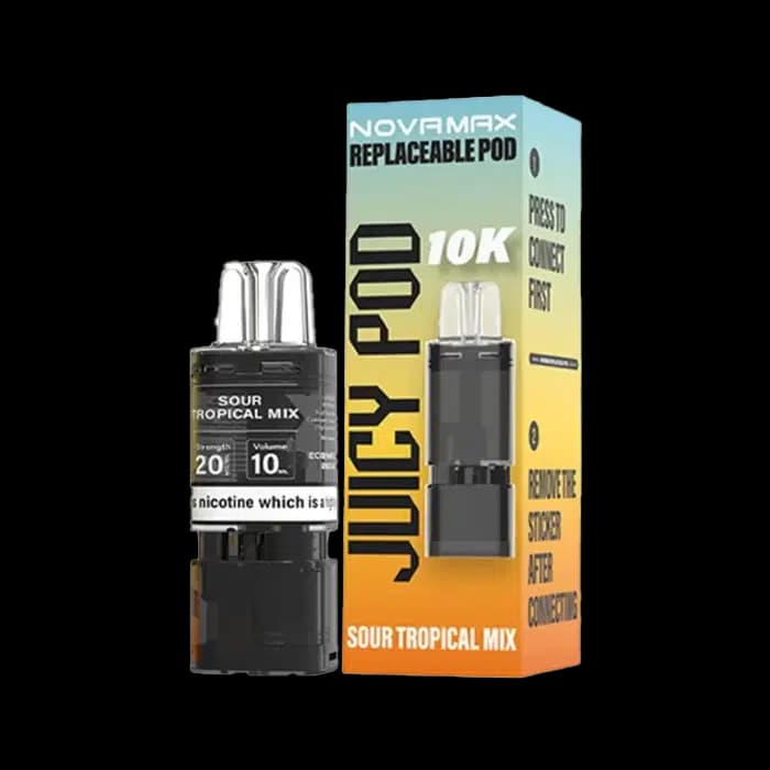 Juicy Pod Novamax 10k Prefilled Pod Sour Tropical Mix