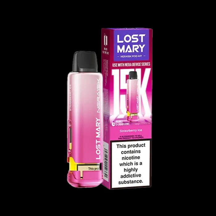 Lost Mary Nera 15K Prefilled Pod-Strawberry Ice