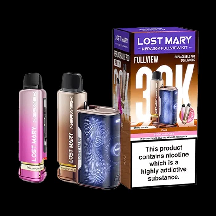 Lost Mary Nera 30K Fullview Diposable Pod Kit Cola-Pink Lemonade