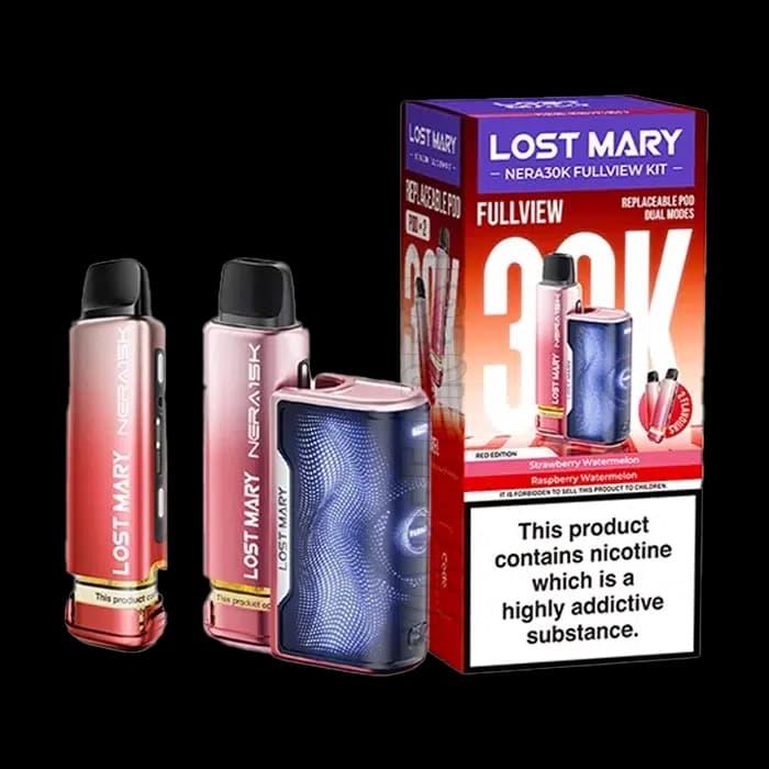Lost Mary Nera 30K Fullview Diposable Vape Kit Red Edition