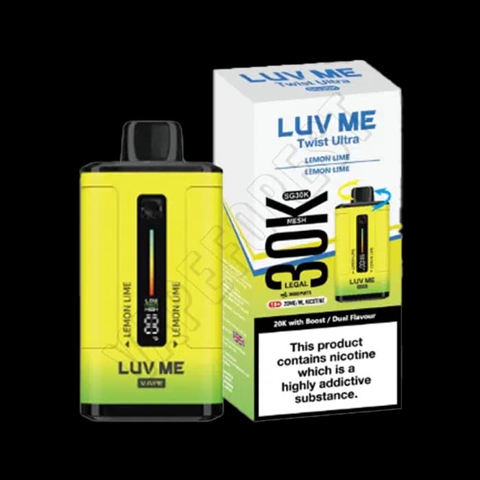 Luv Me 30k Twist Ultra Disposable Vape Kit -Lemon Lime-Lemon Lime
