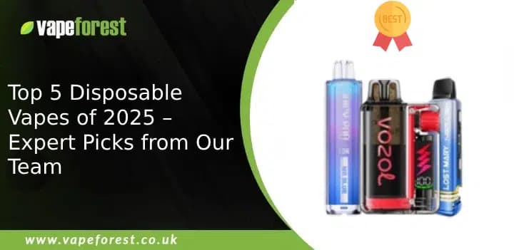 Top 5 Disposable Vapes of 2025 – Expert Picks from Our Tea
