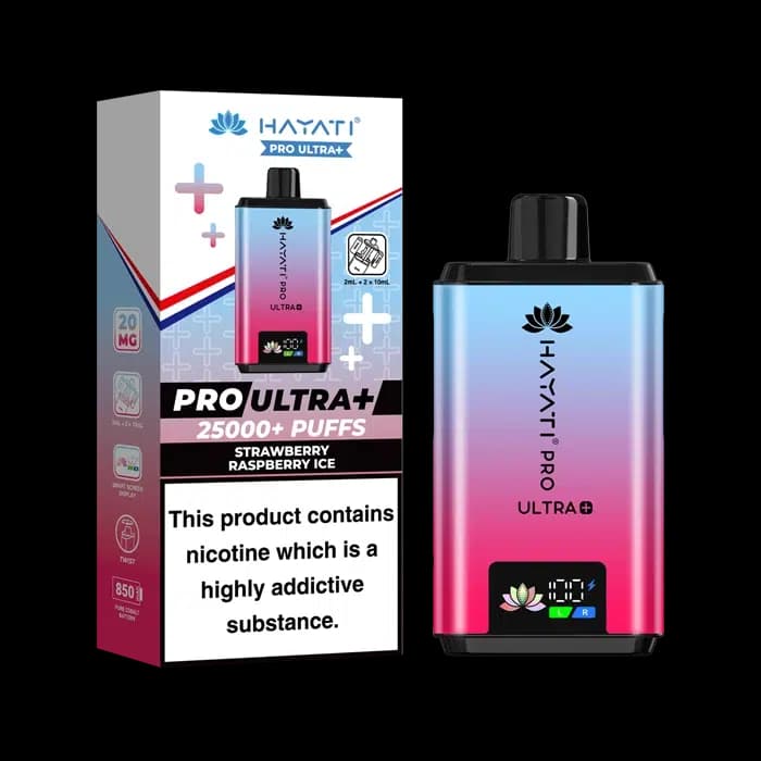 Hayati Pro Ultra Plus 25000 - Strawberry Raspberry Ice -