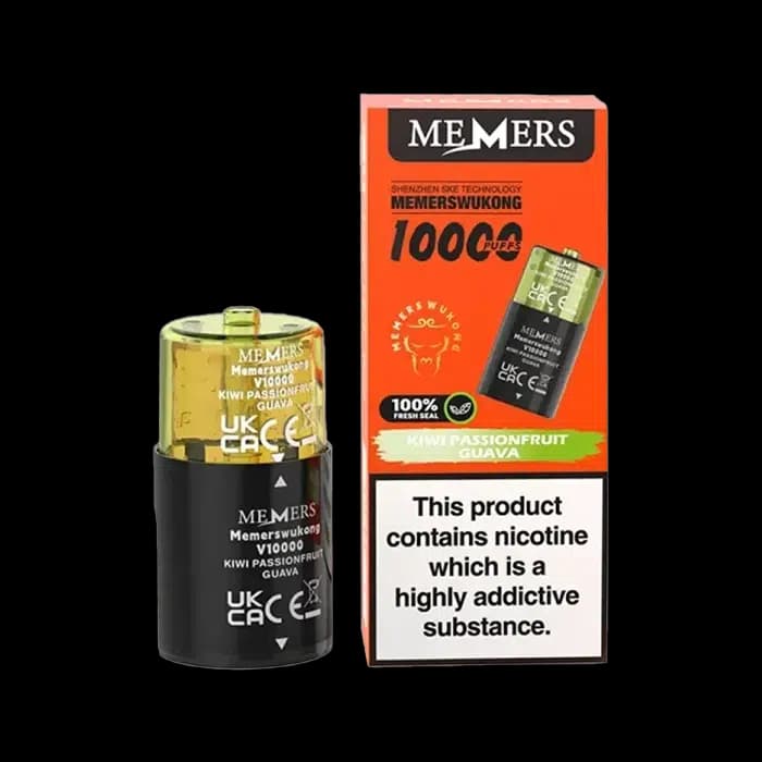 Memers Wukong v10000 Prefilled Pods - Kiwi Passion Fruit Guava
