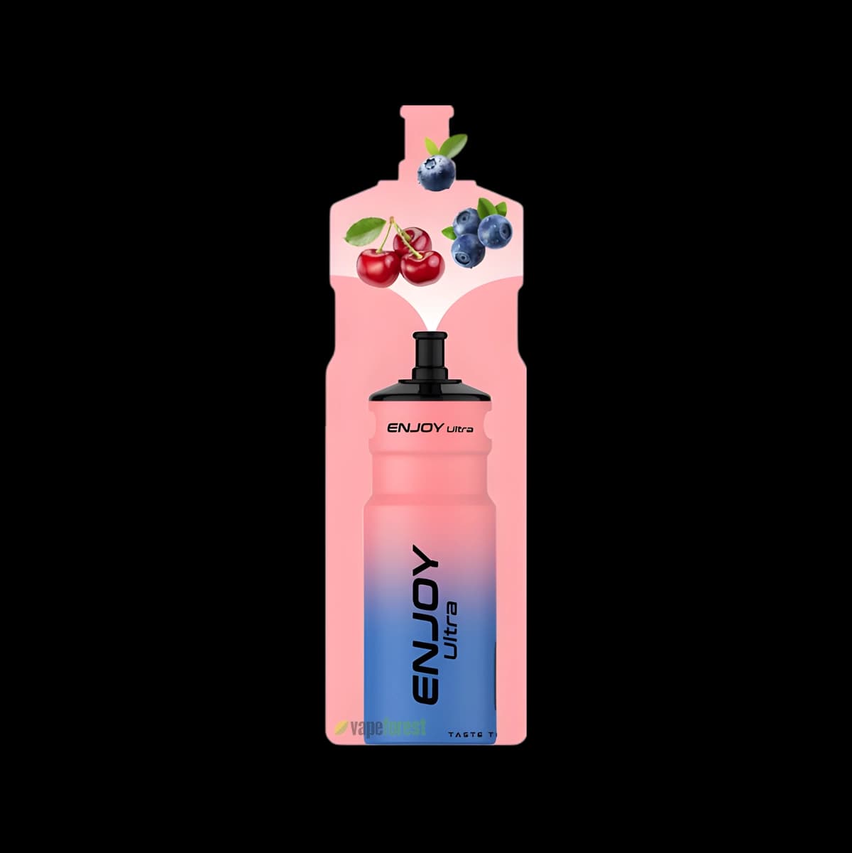 Enjoy Ultra 9000 – Water Bottle Refillable Vape Kit - Blue Razz Cherry-3