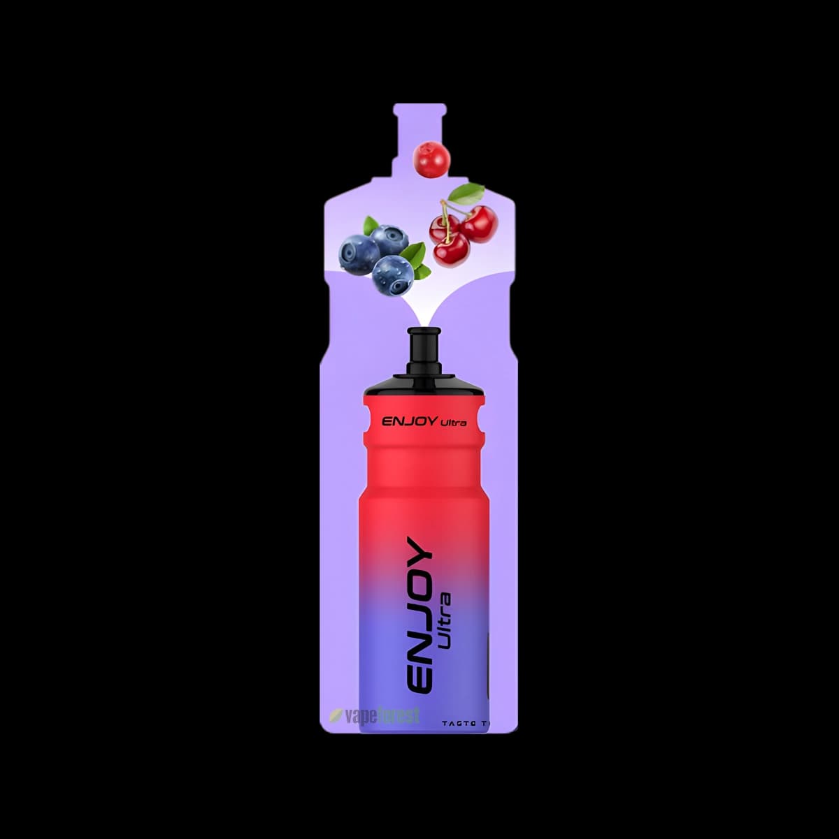 Enjoy Ultra 9000 – Water Bottle Refillable Vape Kit - Blueberry Cherry Cranberry -3