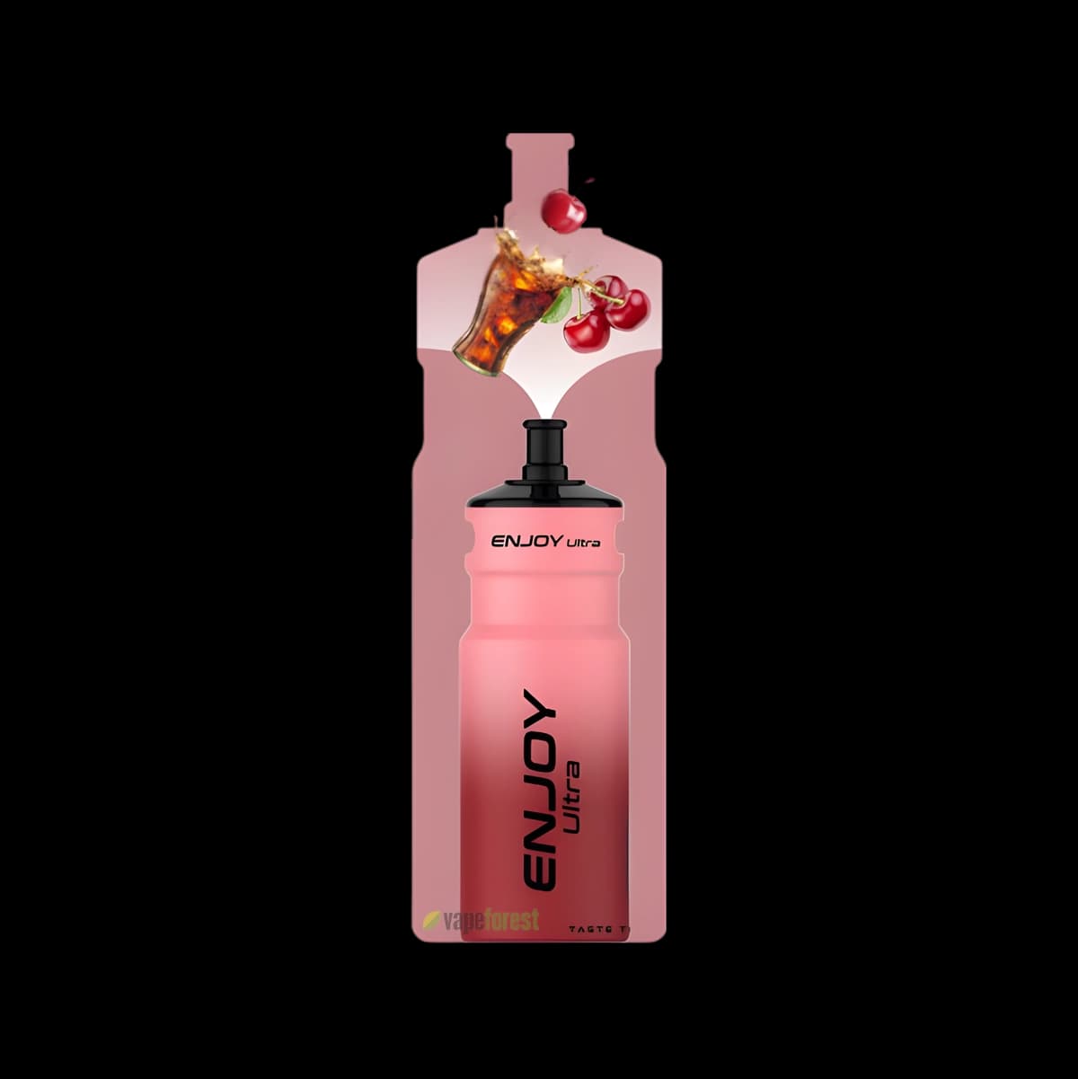 Enjoy Ultra 9000 – Water Bottle Refillable Vape Kit - Cherry Cola-3