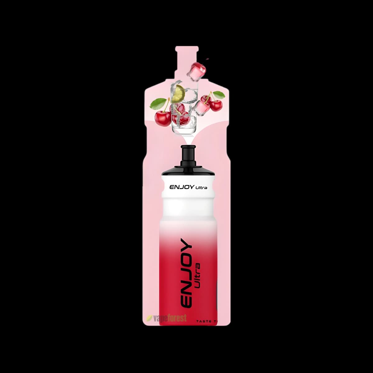 Enjoy Ultra 9000 – Water Bottle Refillable Vape Kit - Fizzy Cherry - 3