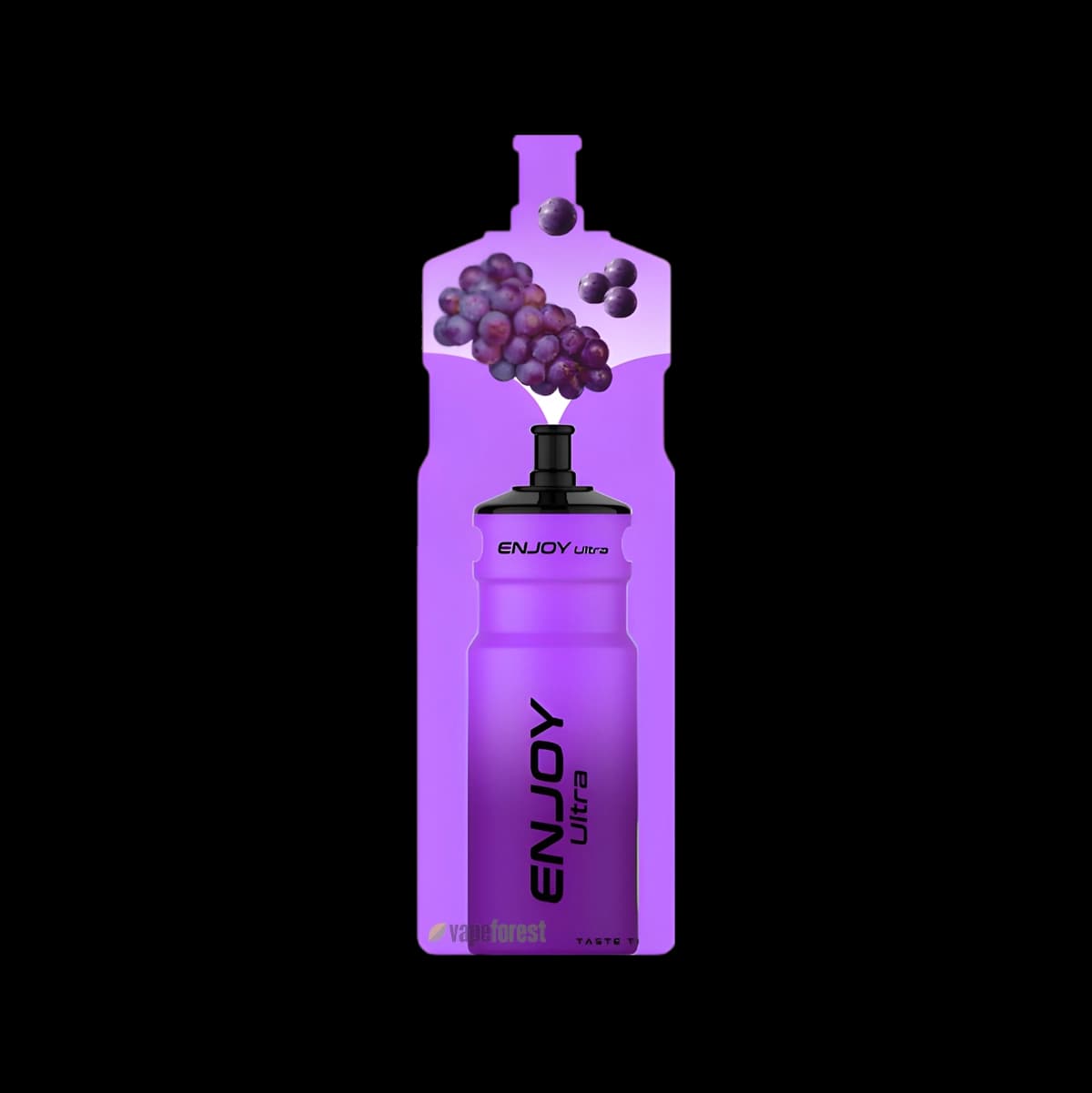 Enjoy Ultra 9000 – Water Bottle Refillable Vape Kit - Grape-3