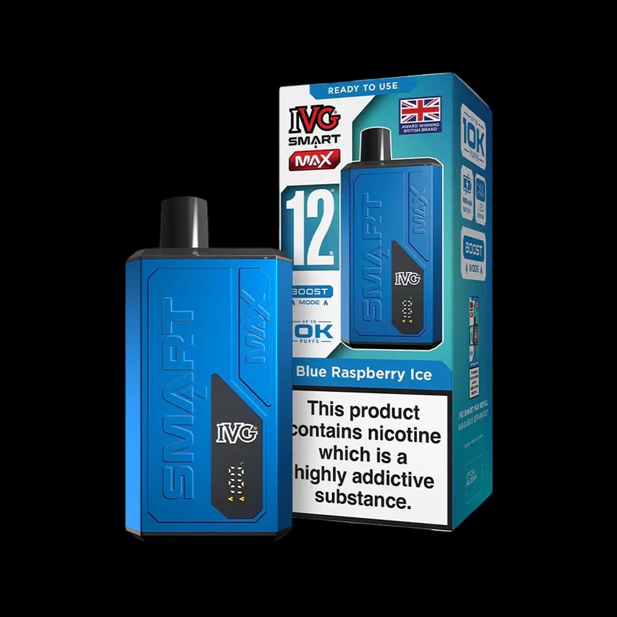 IVG Smart Max Prefilled Pod Vape Kit - Blue Raspberry Ice