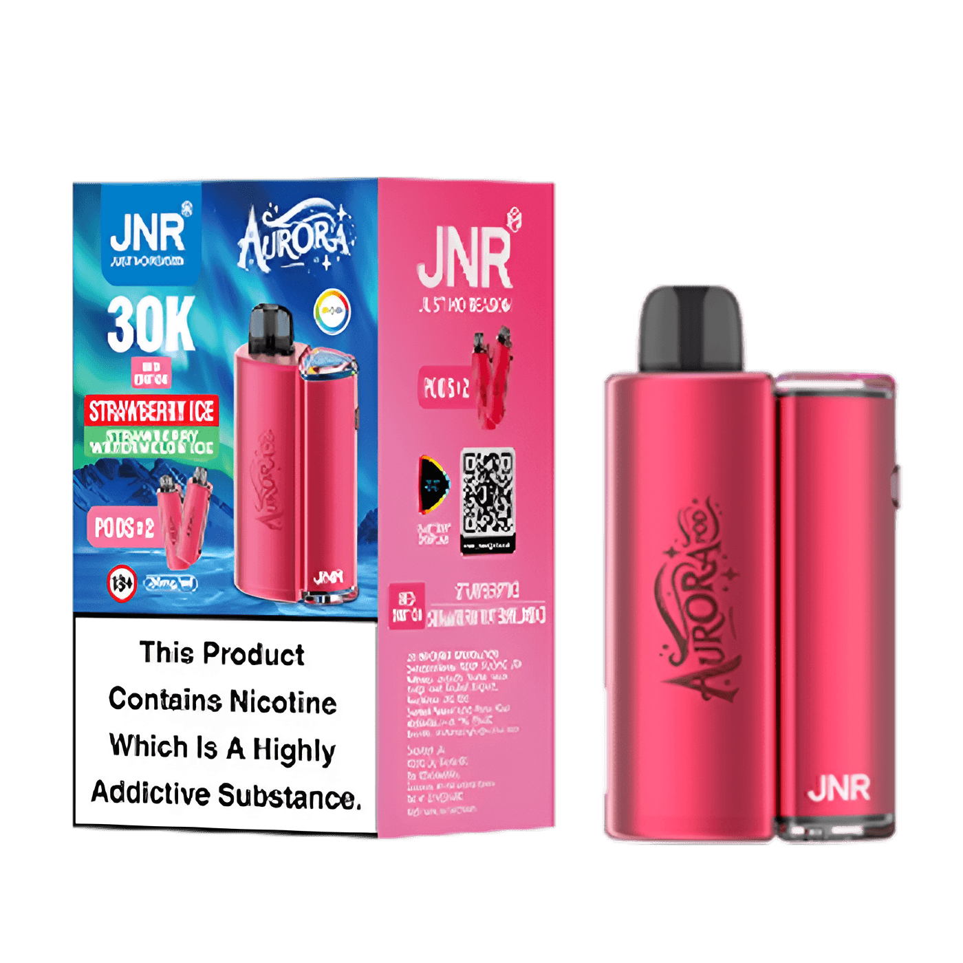 JNR Aurora 30K Pod Kit - Strawberry Ice - Strawberry Watermelon (1)