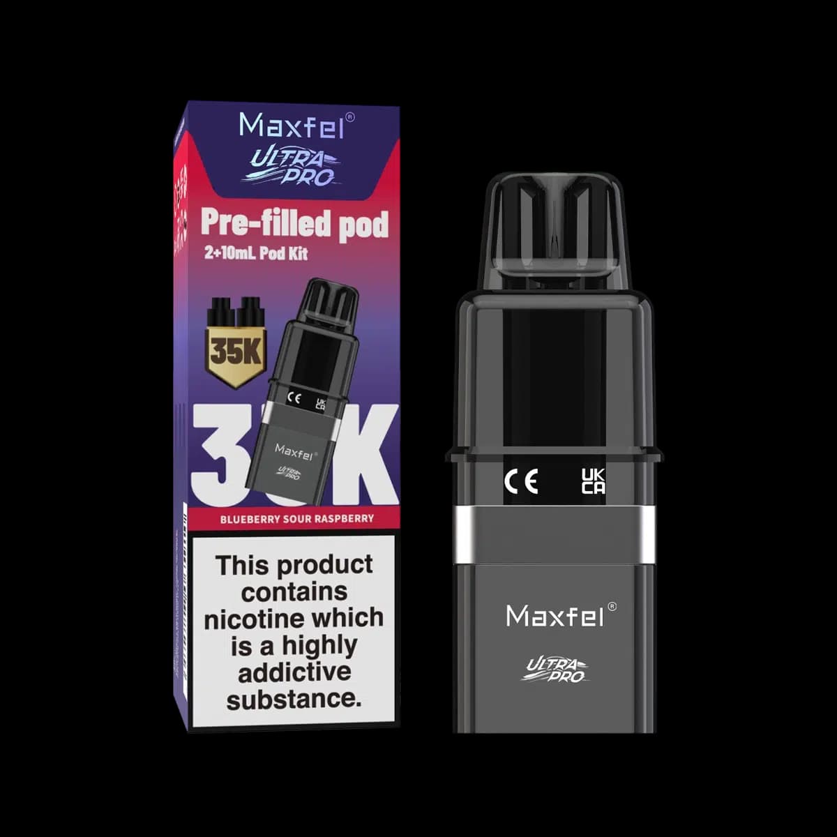 Maxfel Ultra Pro Prefilled Pod-Blueberry Sour Raspberry