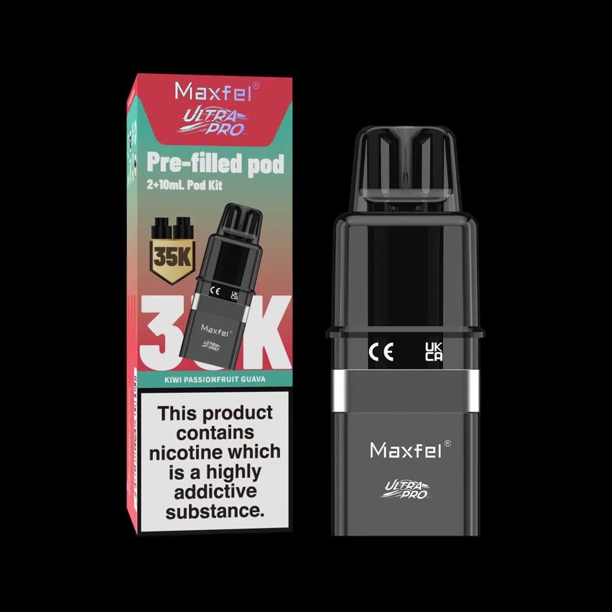Maxfel Ultra Pro Prefilled Pod-Kiwi Passionfuit Guava