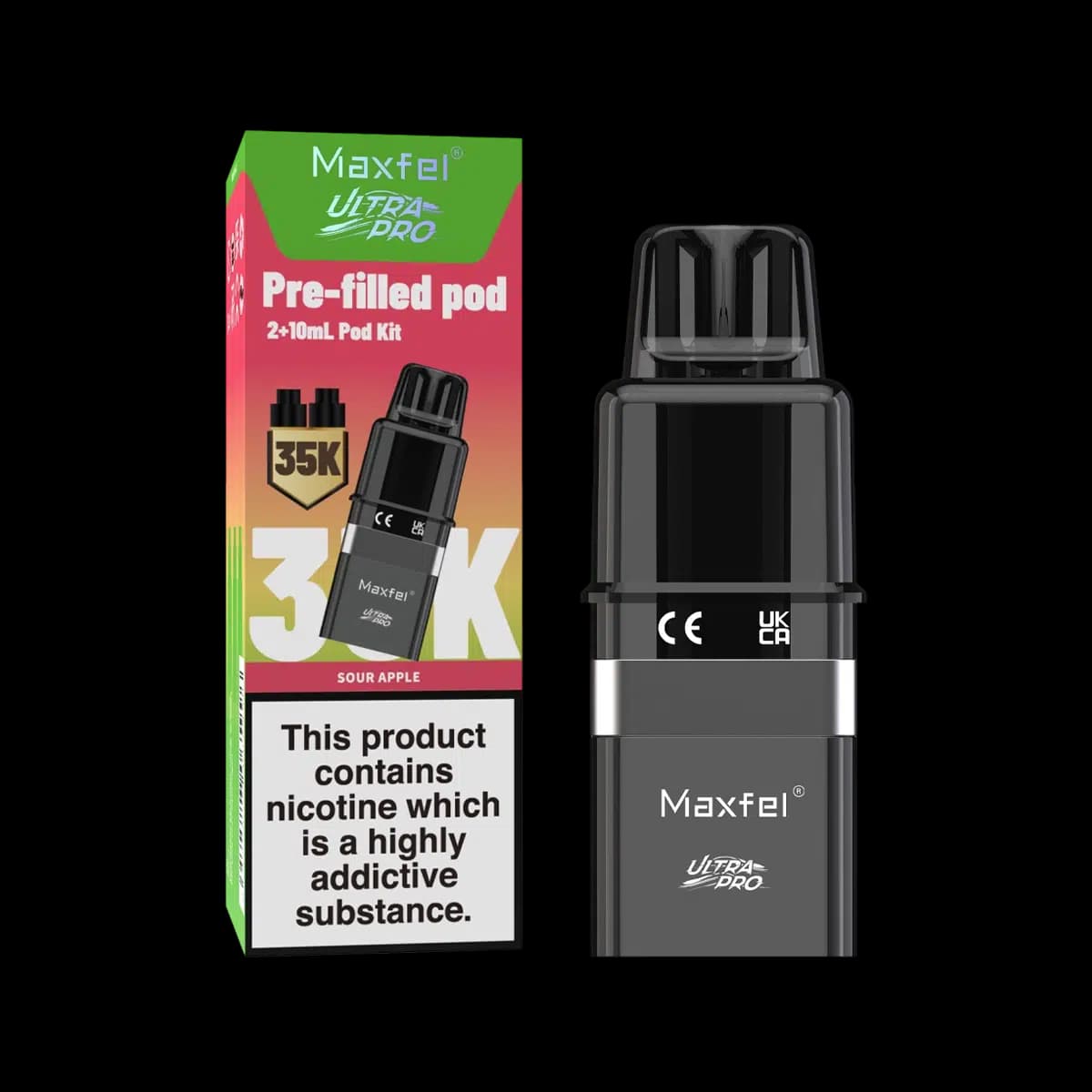Maxfel Ultra Pro Prefilled Pod-Sour Apple