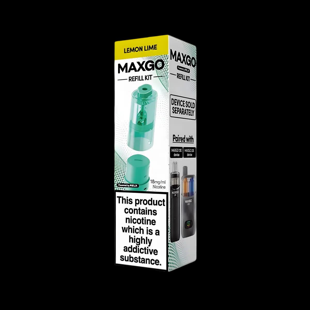 Relx Maxgo Prefilled Pods - Lemon Lime