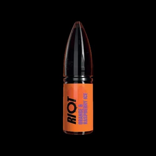 Orange Raspberry Ice Nic Salt E-liquid by Riot X - 10mg E-Liquid