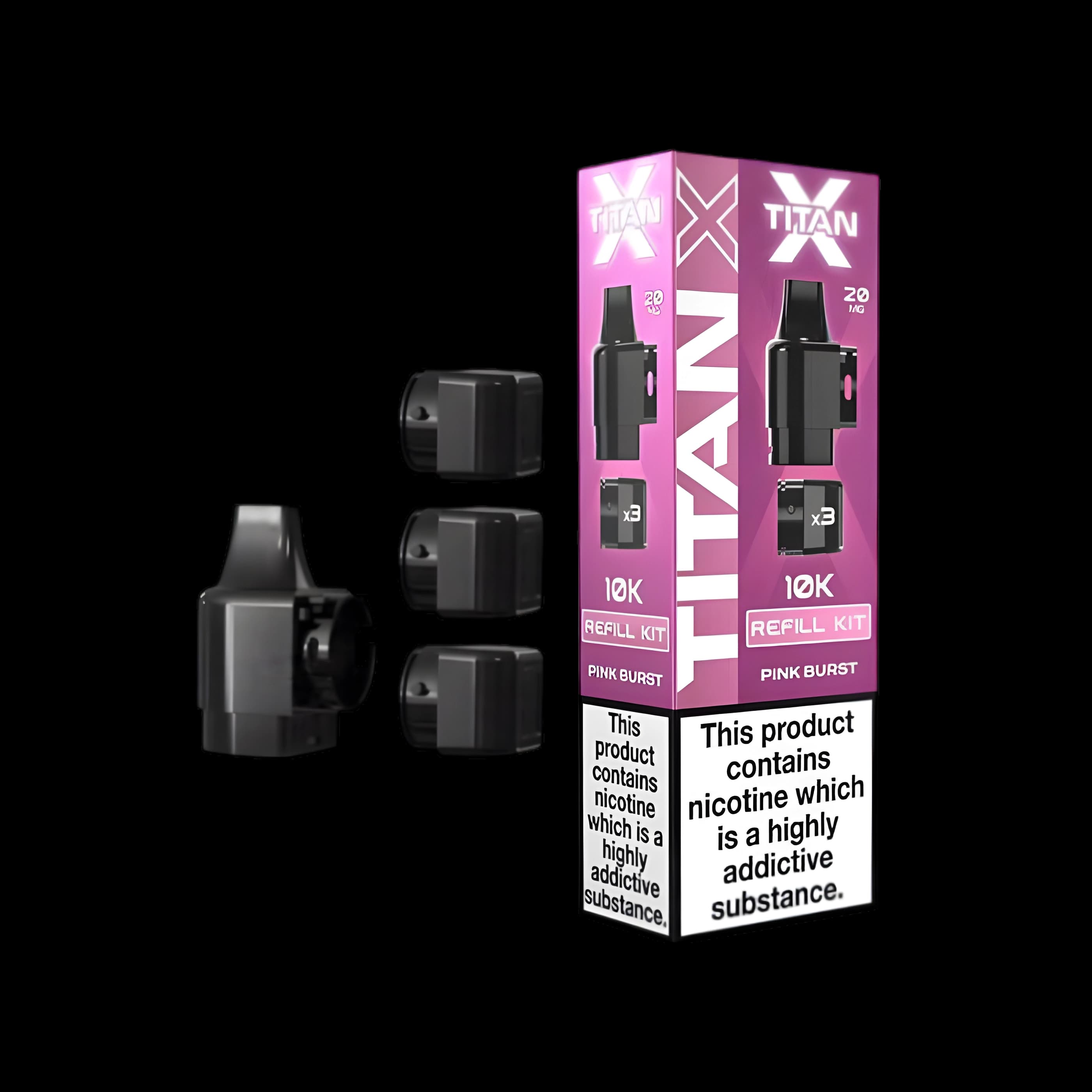 Titan X 10K Prefilled Pods - Pink Burst