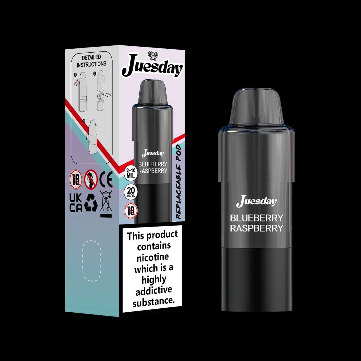 Juesday 15000 Prefilled Pods Refill Containers - Pre-Filled Vape Pods