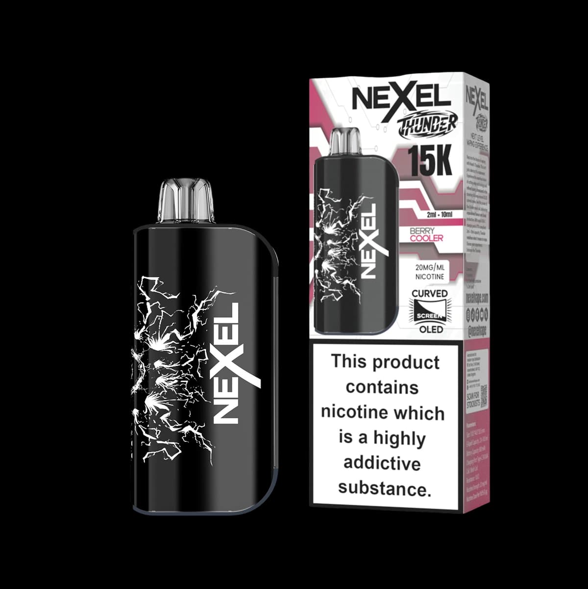 Nexel Thunder 15K Prefilled Pod Kit - Berry Cooler-2