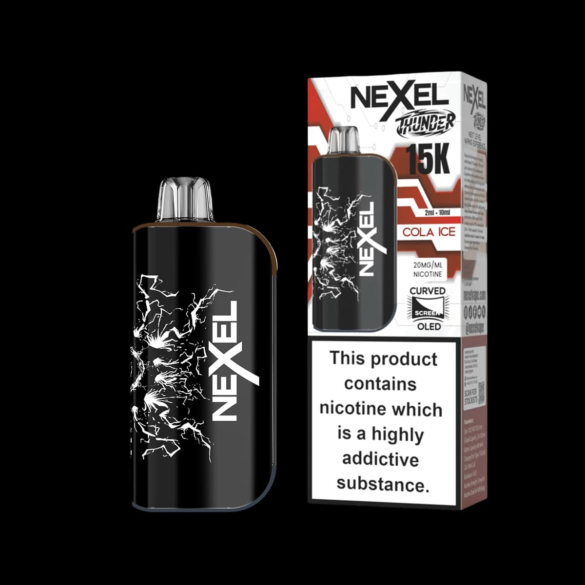Nexel Thunder 15K Prefilled Pod Kit - Cola Ice-2