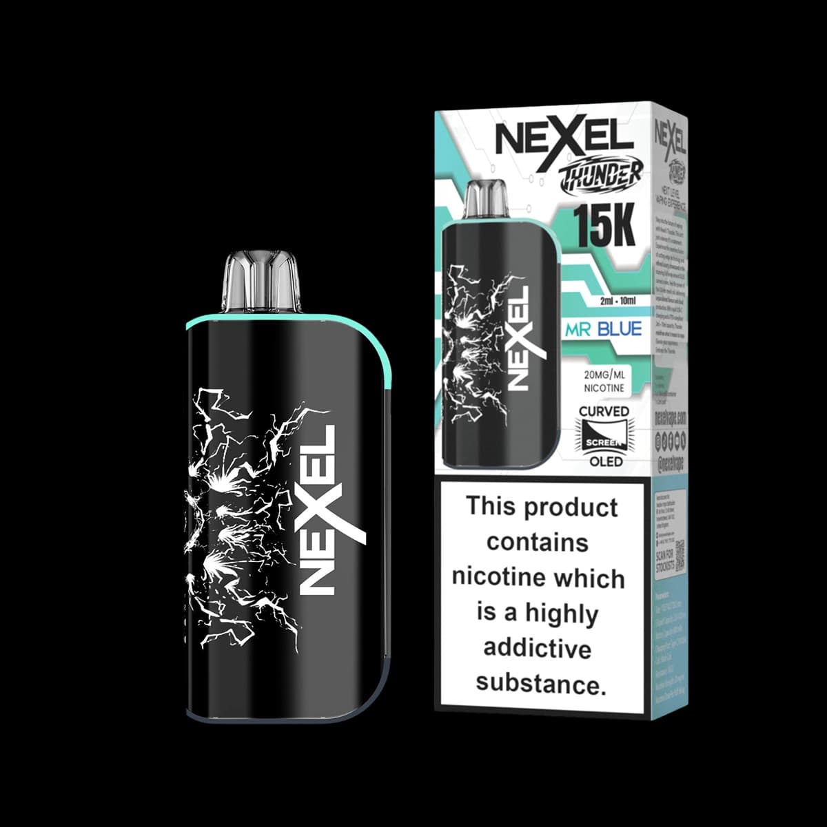 Nexel Thunder 15K Prefilled Pod Kit -Mr Blue-2