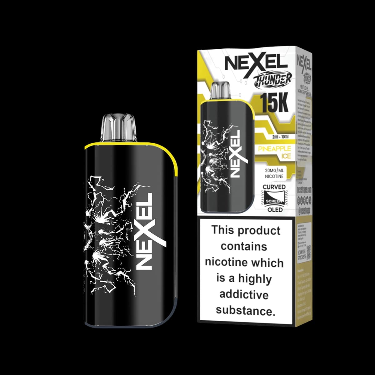 Nexel Thunder 15K Prefilled Pod Kit -Pineapple Ice-2