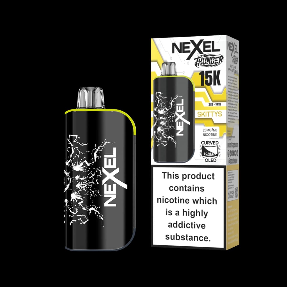Nexel Thunder 15K Prefilled Pod Kit -Skittys-2