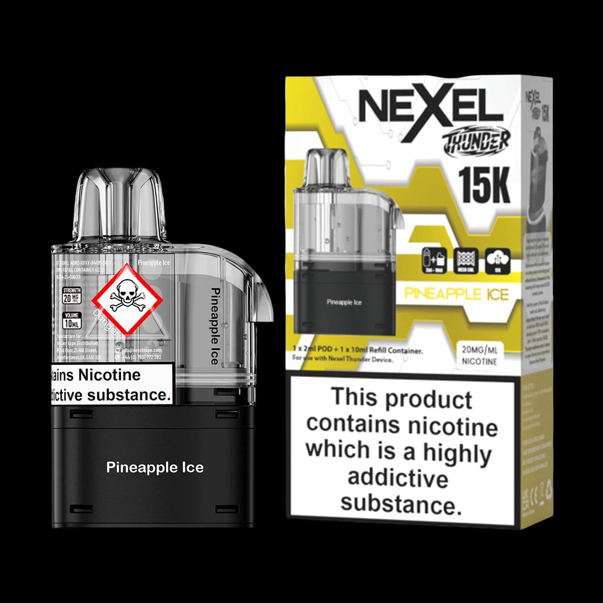 Nexel Thunder 15K Prefilled Pods - Pineapple Ice-2