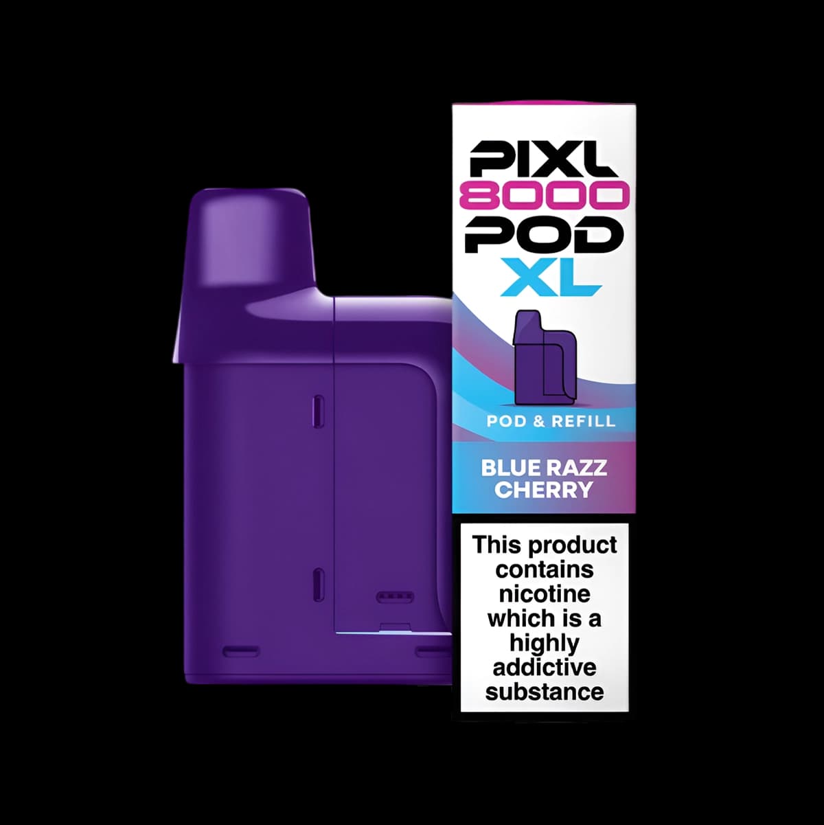 Pixl 8000 Prefilled Refill Pods Blue Razz Cherry