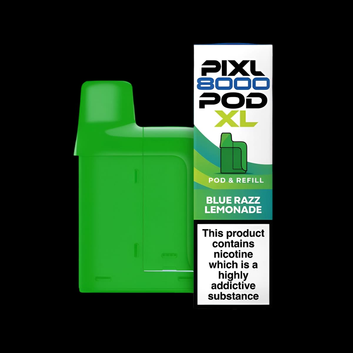Pixl 8000 Prefilled Refill Pods Blue Razz Lemonade