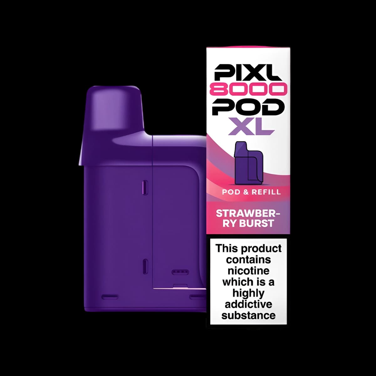 Pixl 8000 Prefilled Refill Pods Strawberry Burst