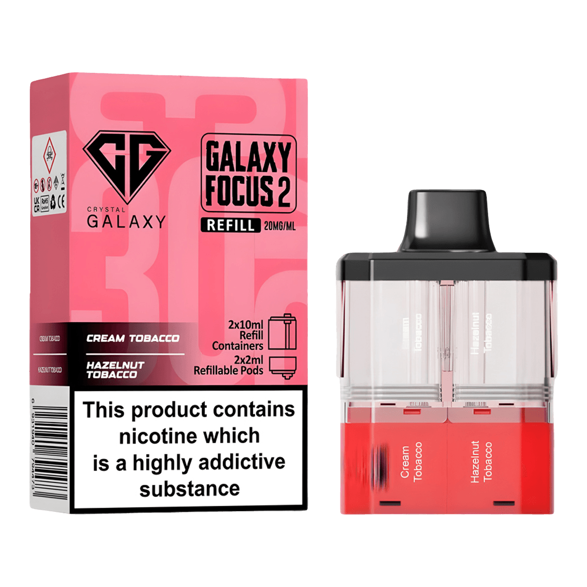 CREAM-TOBACCO-HAZELNUT-TOBACCO-CRYSTAL-GALAXY-30K-FOCUS-2-PREFILLED-PODS
