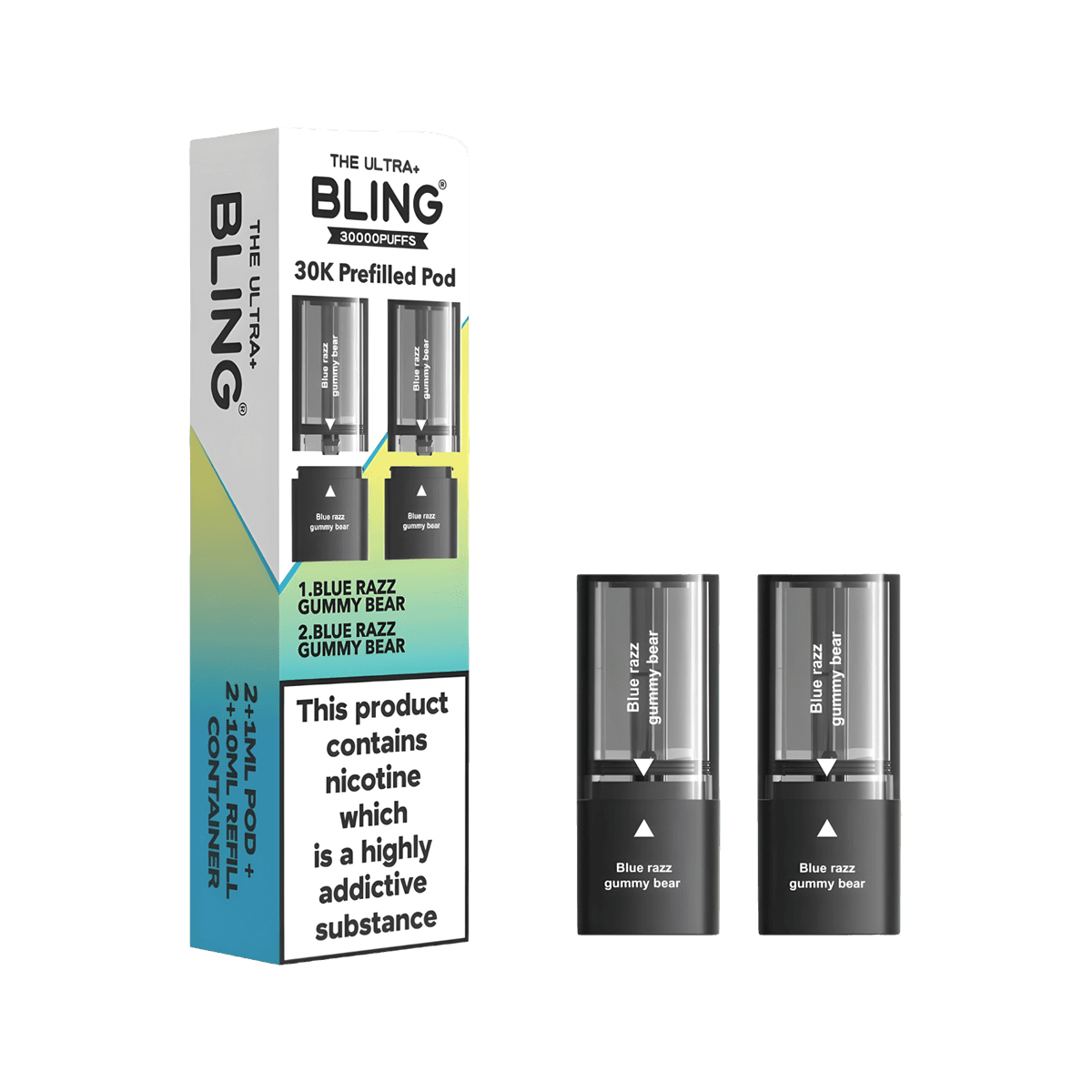BLUE-RAZZ-GUMMY-BEAR-THE-BLING-ULTRA-30K-PREFILLED-PODS-20MG