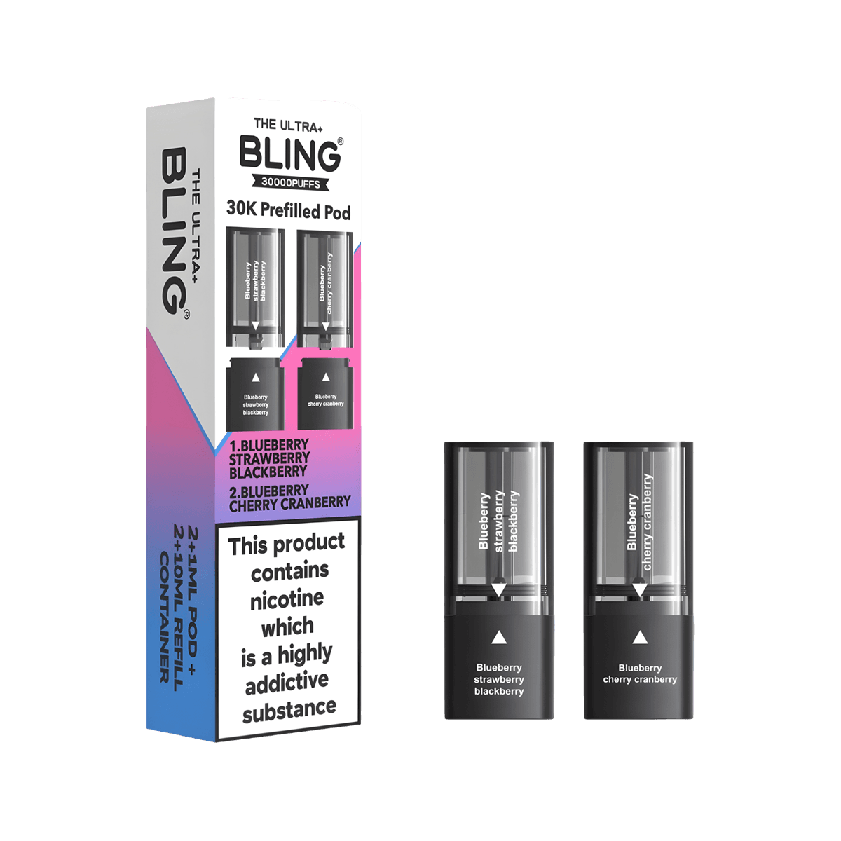 BLUEBERRY-STRAWBERRY-BLACKBERRY-BLUEBERRY-CHERRY-CRANBERRY-THE-BLING-ULTRA-30K-PREFILLED-PODS-20MG