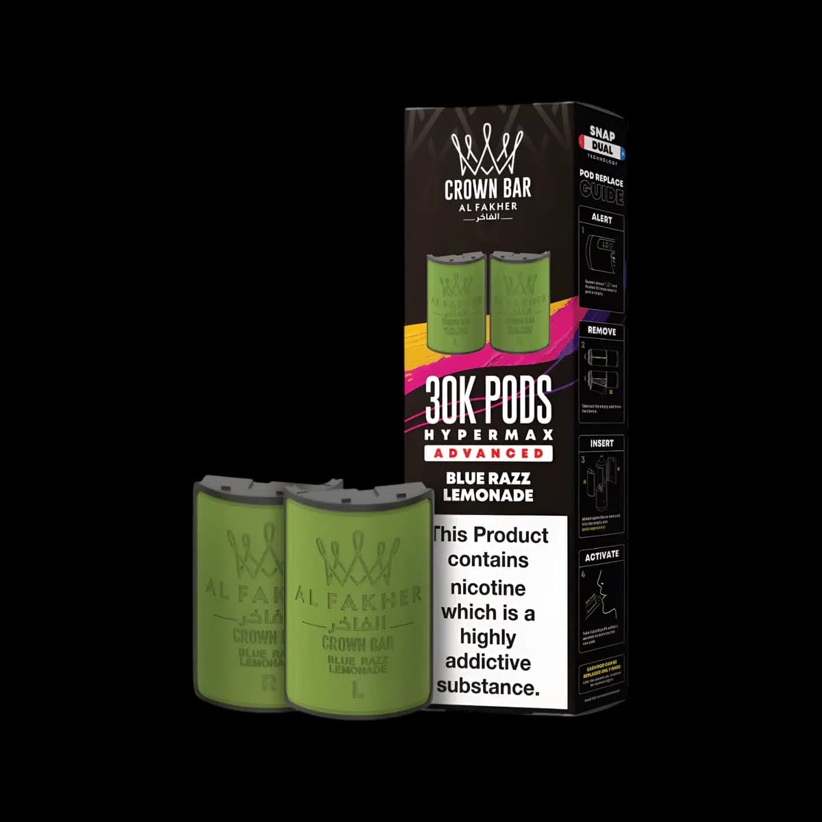 Blue Razz Lemonade-Al Fakher 30K Hypermax Refill Pods