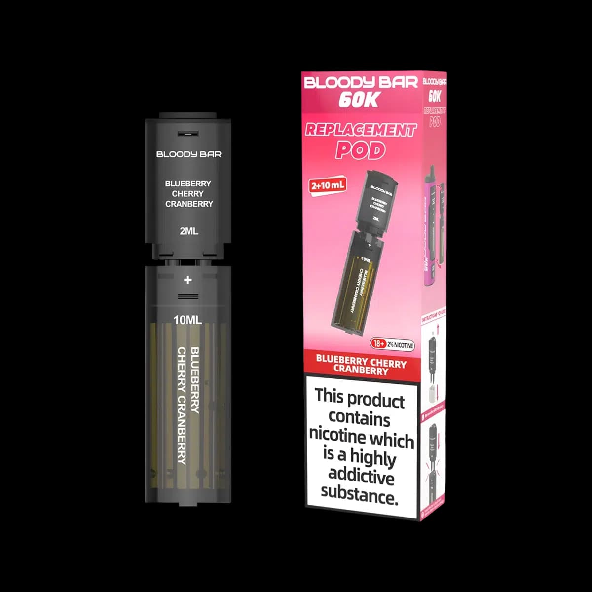 Blueberry Cherry Cranberry-Bloody Bar 60K Replacement Pod