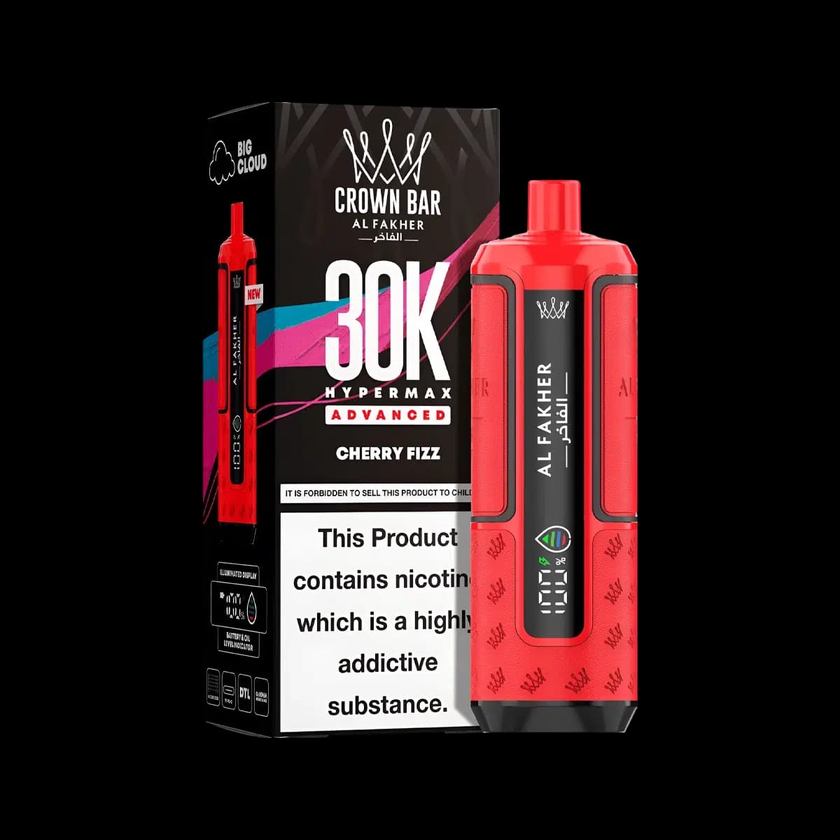 Cherry Fizz-Al Fakher Hypermax 30K Prefilled Vape Kit