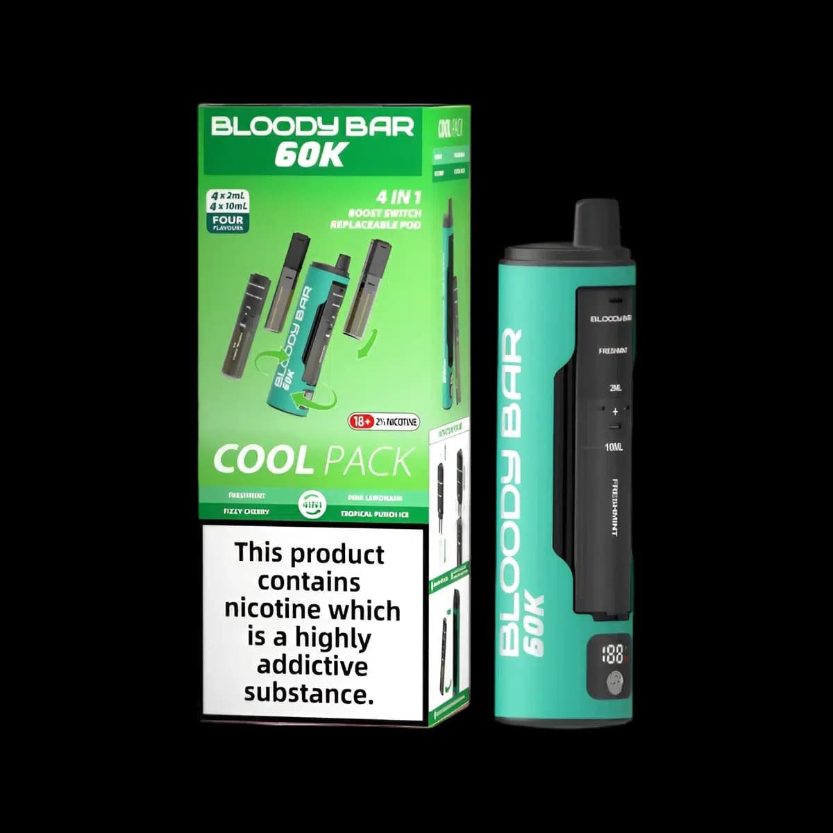Cool Pack-Bloody Bar 60K Prefilled Vape Kit