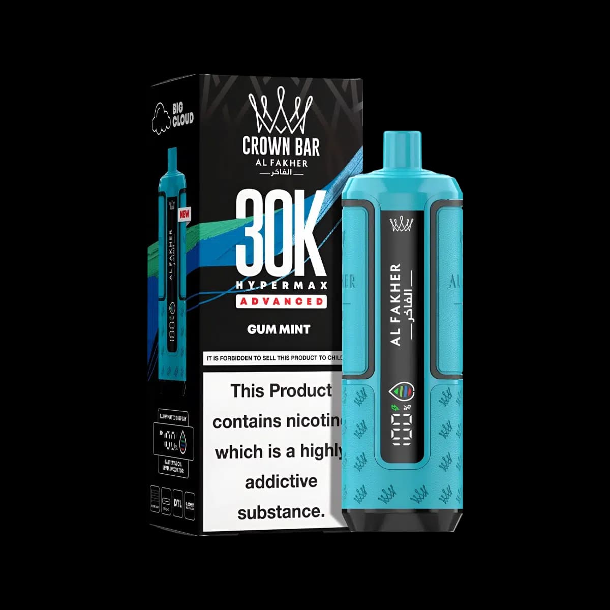 Gum Mint-Al Fakher Hypermax 30K Prefilled Vape Kit