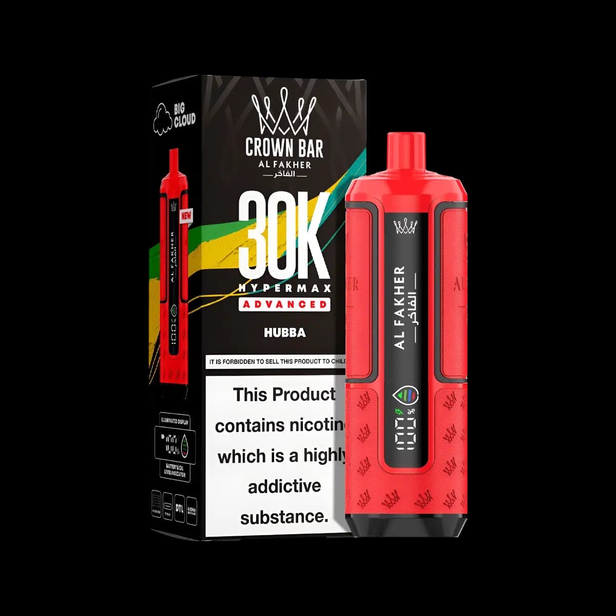 Hubba-Al Fakher Hypermax 30K Prefilled Vape Kit