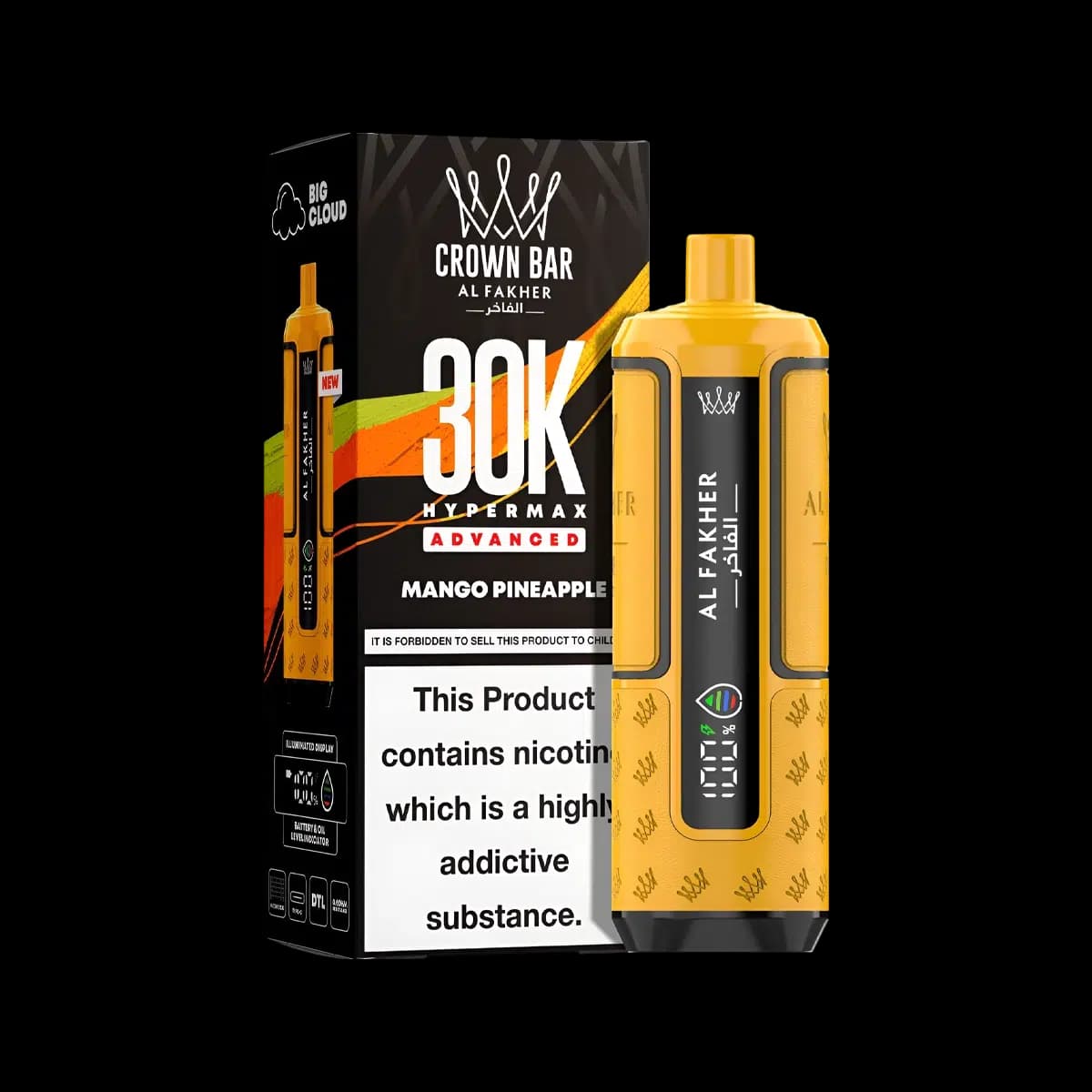 Mango Pineapple-Al Fakher Hypermax 30K Prefilled Vape Kit