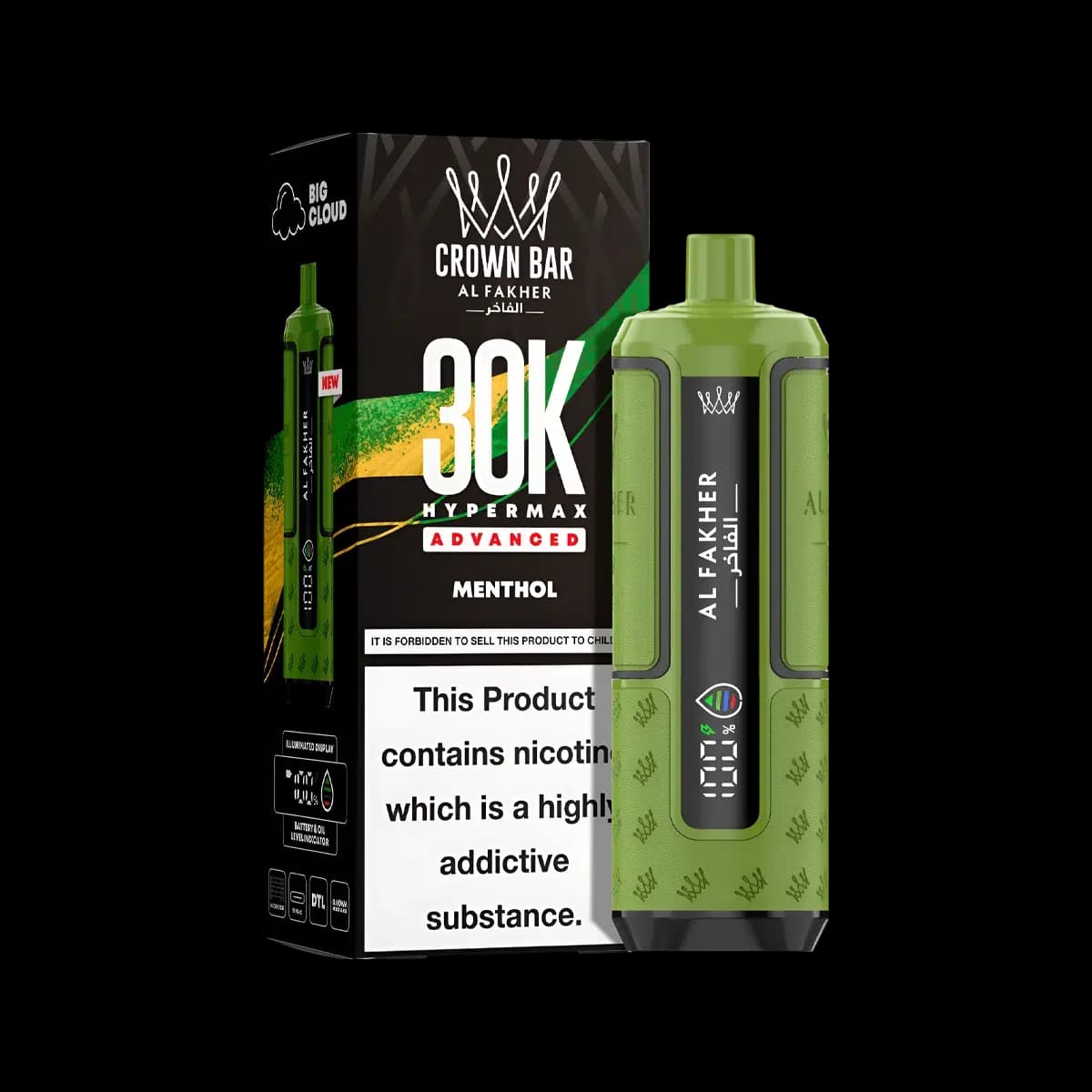 Menthol-Al Fakher Hypermax 30K Prefilled Vape Kit