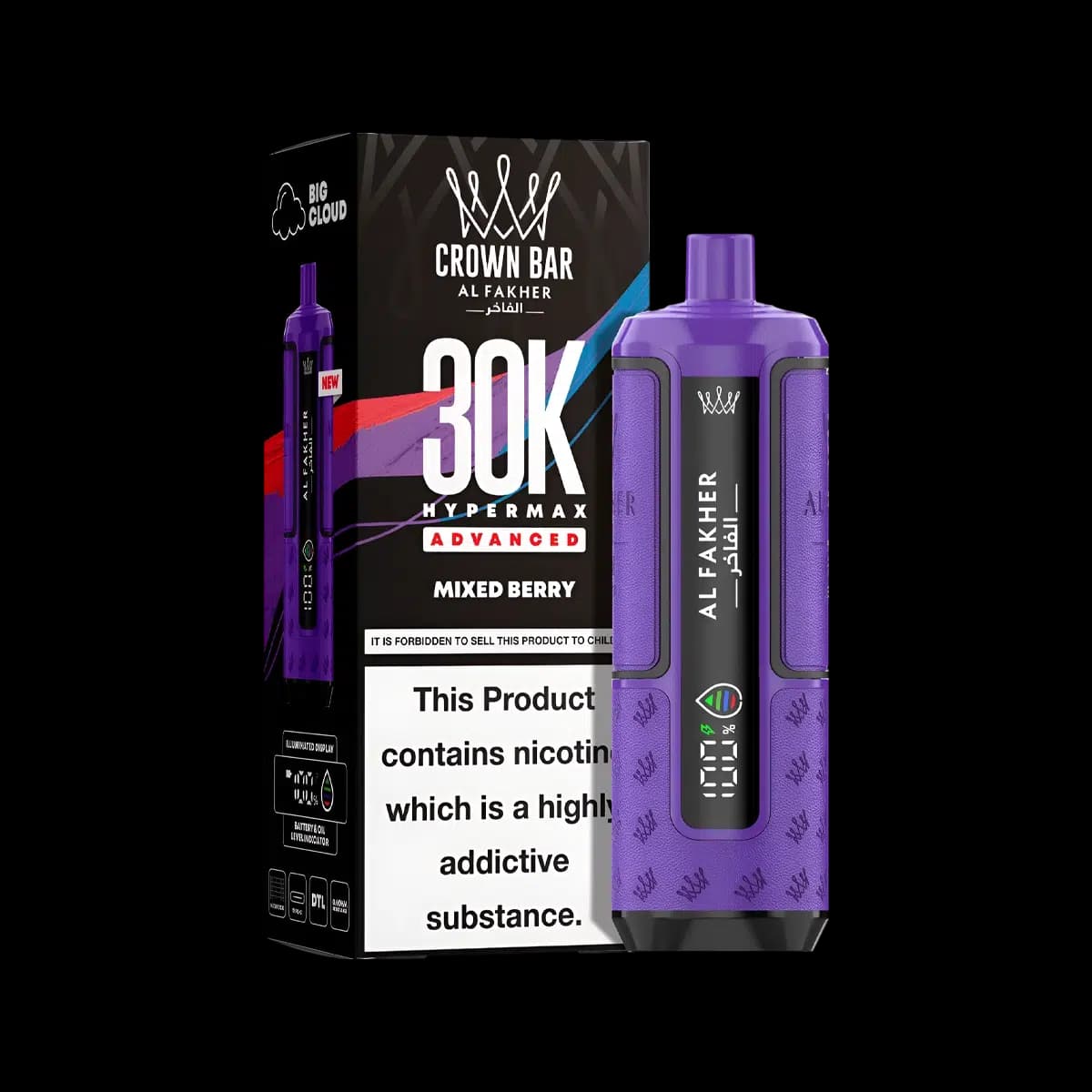Mixed Berry-Al Fakher Hypermax 30K Prefilled Vape Kit